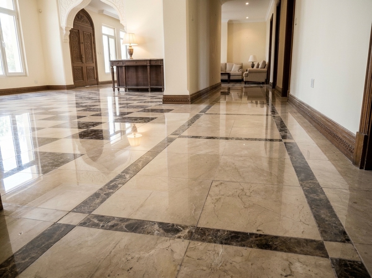After Mechanized Restoration - Mirror Buffed Floor